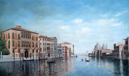 2191-T3 | 90cm x 60cm | canal vénisien 